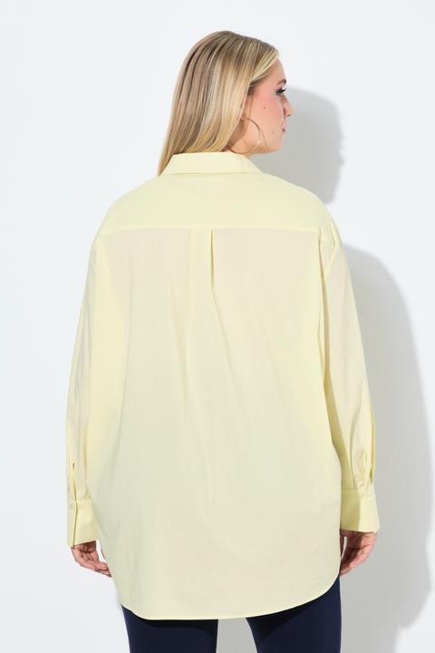 Immagine prodotto Ulla Popken Camicia dal taglio oversize con collo da camicia e maniche lunghe (62)