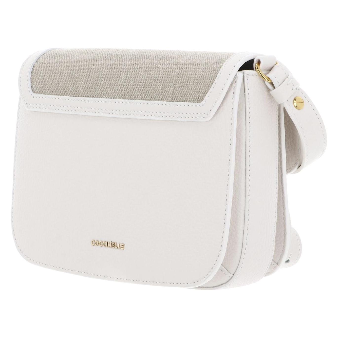 Coccinelle, Damen, Handtasche, C-Me Canvas Handbag, Beige