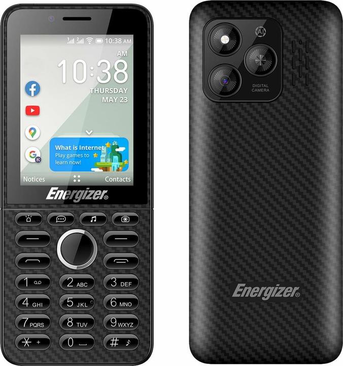 Energizer Mobiltelefon für ältere Erwachsene E288S Quad Core 4 GB RAM Schwarz
