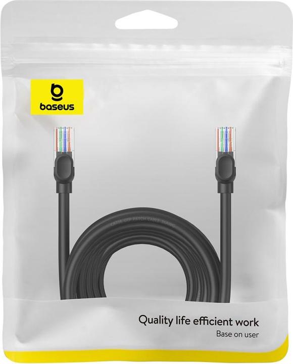 Immagine prodotto Baseus Cavo di rete Ethernet CAT5, 10m (nero) (CAT5, 10 m)