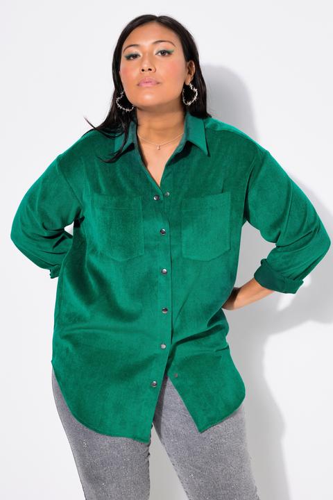 Produktbild Studio Untold Cord-Hemd, oversized, Hemdkragen, Langarm (60)