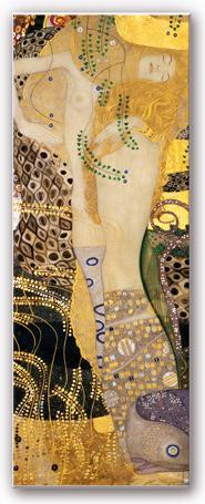 Produktbild Trenddeko Klimt - Wasserschlangen I. (40 x 100 cm)