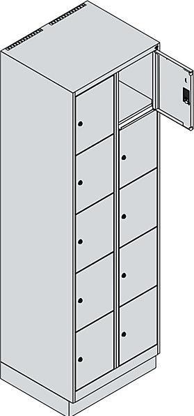 Actual product image C+P Classic PLUS locker cabinet (60 cm, 195 cm)