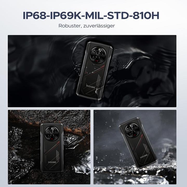 Immagine prodotto Doogee V40 (512 GB, Argento, Rosso, 6.78", Doppia SIM, 5G)