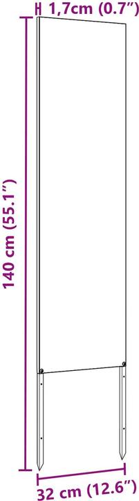 Produktbild vidaXL Gartensichtschutz (32 cm)