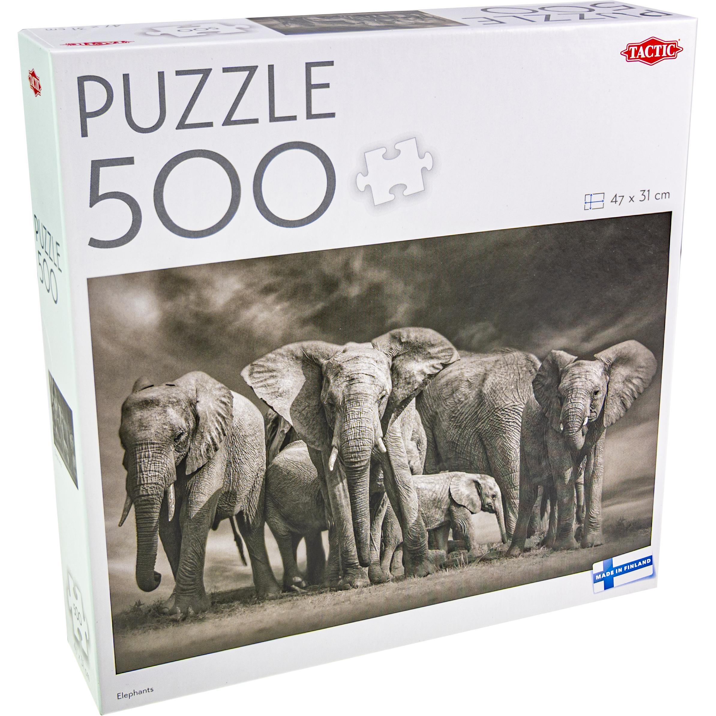 Tactic 500 Elefanten-Puzzle (500 pezzi)