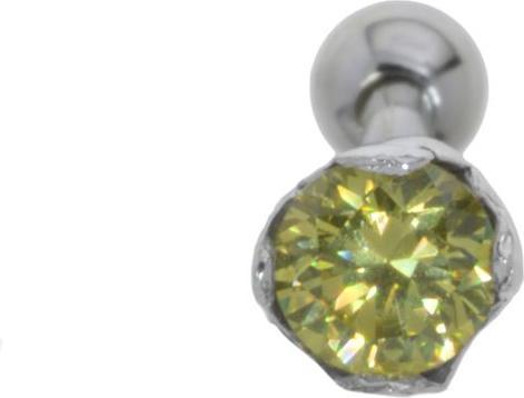 Produktbild Bijouteria Ohrpiercing (Zirkonia, Messing mit Silberbeschichtung, Chirurgenstahl 316L)