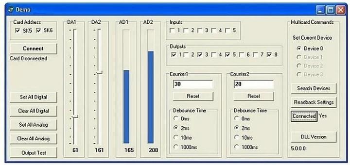 Actual product image Whadda USB Experiment Interface Board
