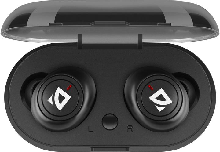 Actual product image Defender Twins 638 Headphones Wireless In Ear Calls/Music Bluetooth Black (2 h, Wireless)