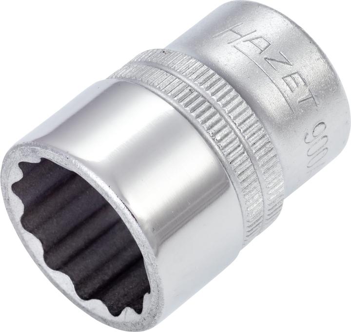 Produktbild HAZET Steckschlüsseleinsatz ∙ Doppelsechskant 900AZ-13/16 ∙ Vierkant12,5 mm (1/2 Zoll) ∙ Aussen Dopp…