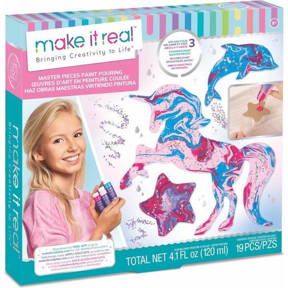 Make it Real Master Pieces Paint Pouring