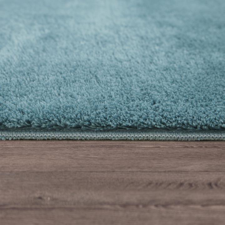 Produktbild Paco Home 1A Teppich Weich Super Soft Wohnzimmer Türkis - 140x200 (140x200 cm)