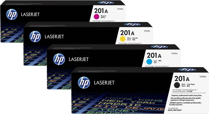 Image du produit HP Original 201A / CF400A SET Set avec les quatre couleurs (C, CF, M, Y)
