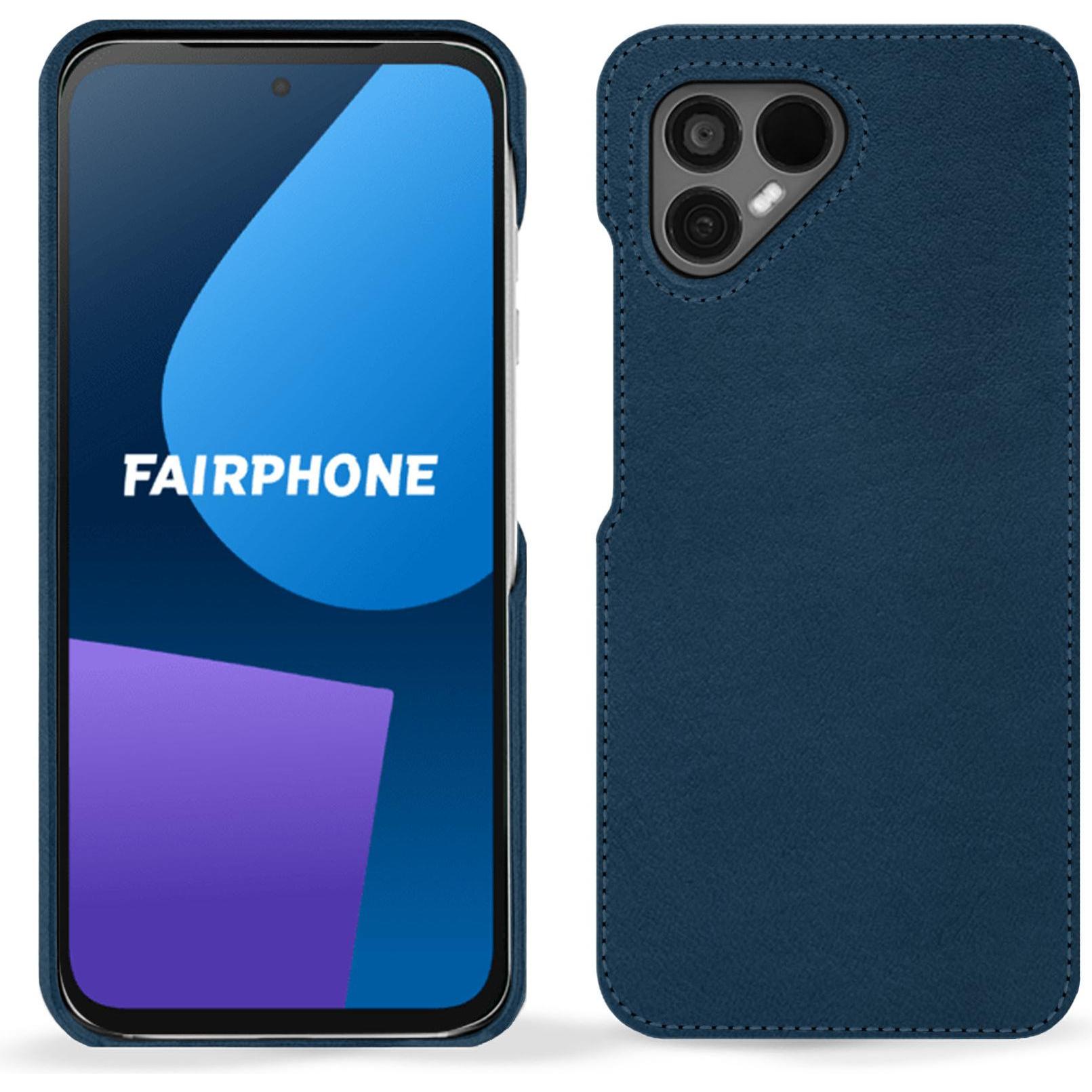 Noreve Lederschutzhülle (OnePlus 5), Smartphone Hülle, Blau