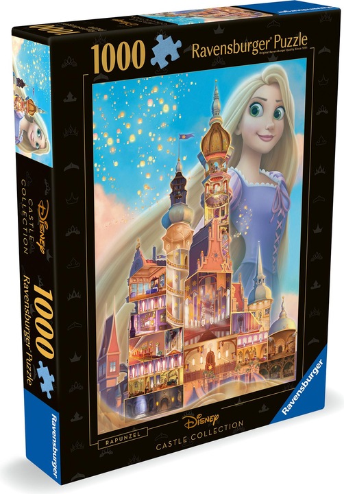 Actual product image Ravensburger Puzzle 12000264 - Rapunzel - 1000 pieces Disney Castle Collection jigsaw puzzle for adults (1000 pieces)