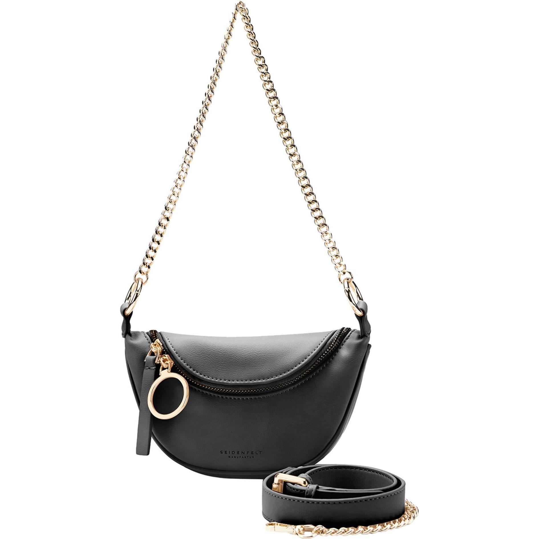 Seidenfelt, Handtasche, Skien II Umhängetasche 19 cm, Schwarz