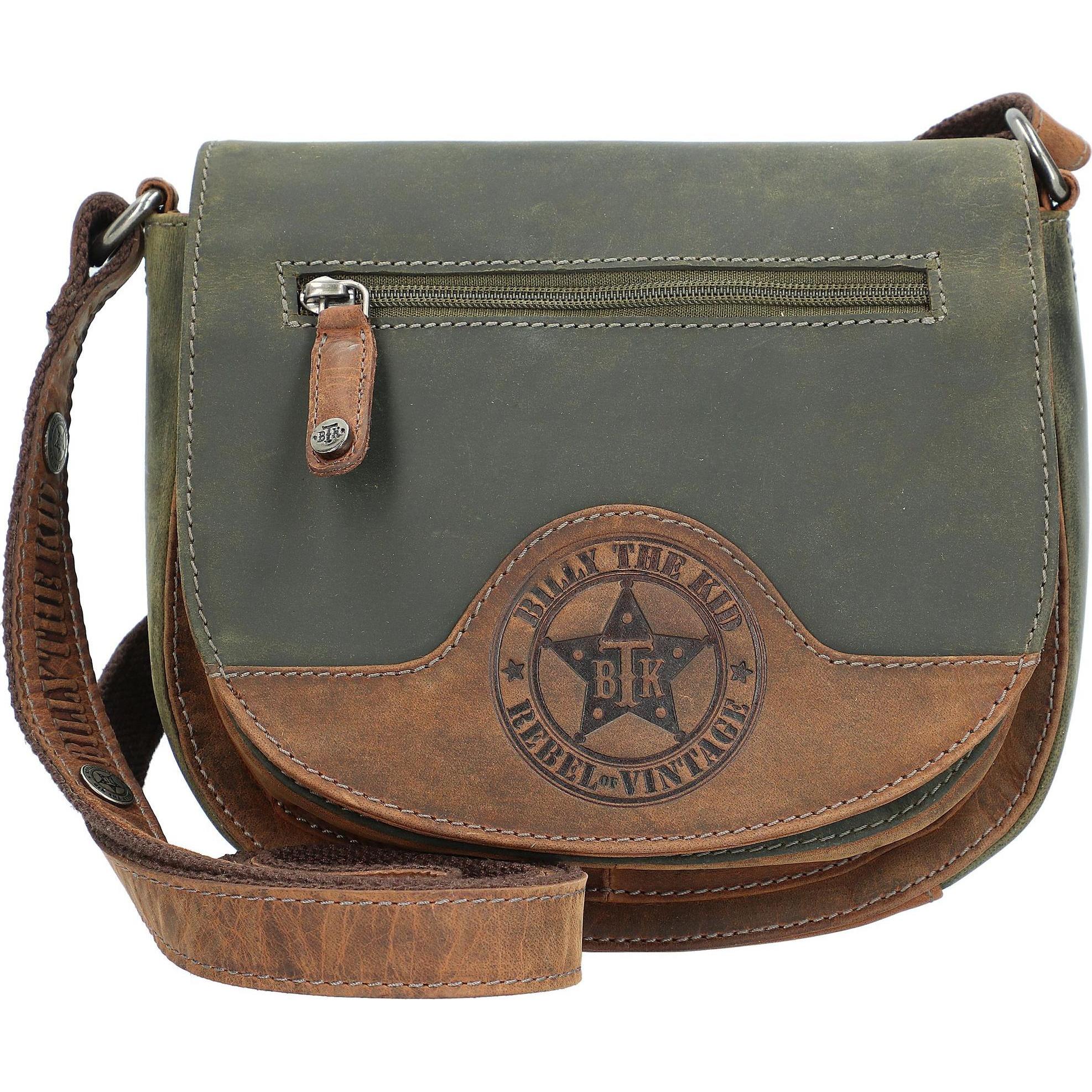Billy the Kid, Handtasche, Hunter Umhängetasche Leder 23 cm, Grün