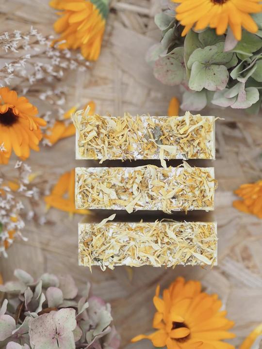 Actual product image Almara Soap Natural Calendula Soap (90 g)