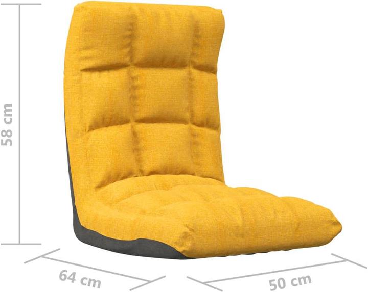 Actual product image vidaXL Bodenstuhl