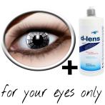 Produktbild Bach Optic Kontaktlinse Spinne (Schwarz, Weiss)