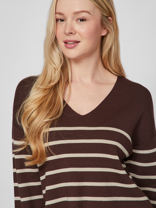 Image du produit Vila Pull en tricot col V (XL)