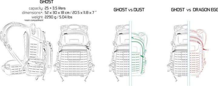 Image du produit Direct Action Ghost MK II Backpack® Vert Adapté (31.50 l)