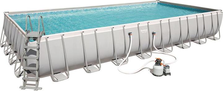 Produktbild Bestway Power Steel Aufstellpool-Set 956 x 488 x 132 cm (956 x 488 x 132 cm)