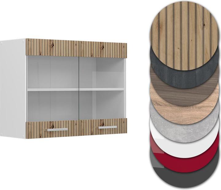 Produktbild Vicco Küchenglasschrank R-Line (80 x 31 x 60 cm)