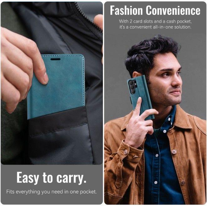 Actual product image Caseme Secure Series Bookcover Hülle (Samsung Galaxy S26 Ultra)