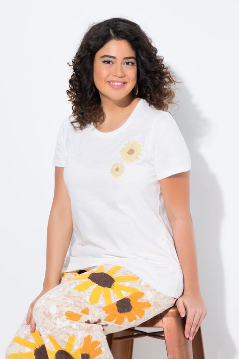 Produktbild Ulla Popken T-Shirt, Stickerei, Rundhals, Halbarm (42, 44)
