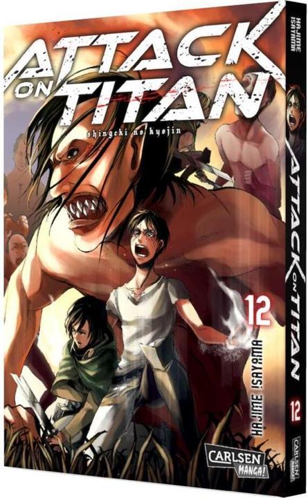 Produktbild Attack on Titan, Band 12 (Deutsch, Hajime Isayama, 2016)