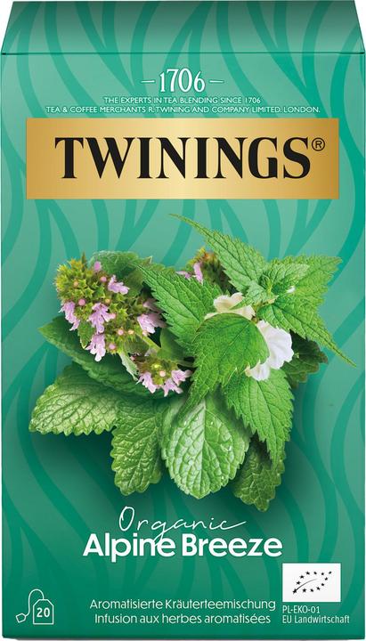 Actual product image Twinings Alpine Breeze Organic 20 Btl 1.8 g (36 g)