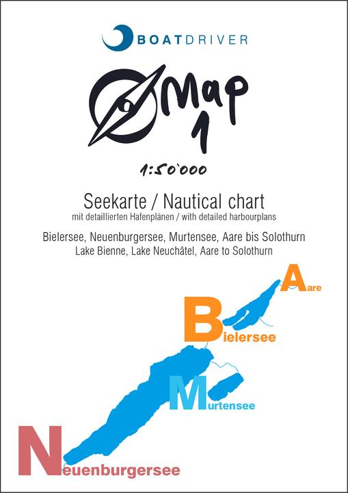 Actual product image Seekarte Map 1, Juraseeen