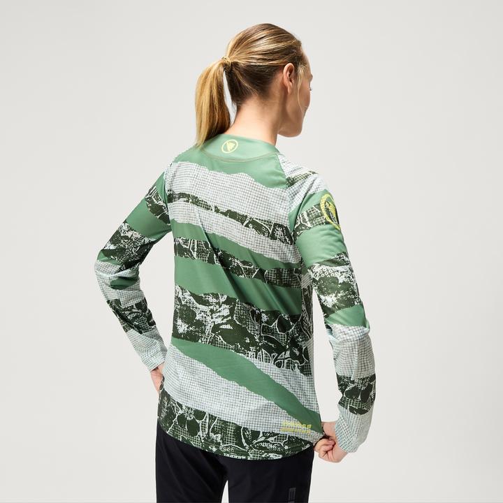 Actual product image Endura Patchwork Wms Ltd L/S Tee Mag (M)