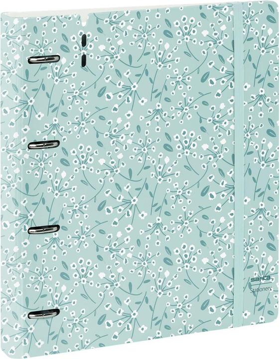Produktbild Safta Ringbuch Light blue flowers (A4, 35 mm, 1 Stk.)