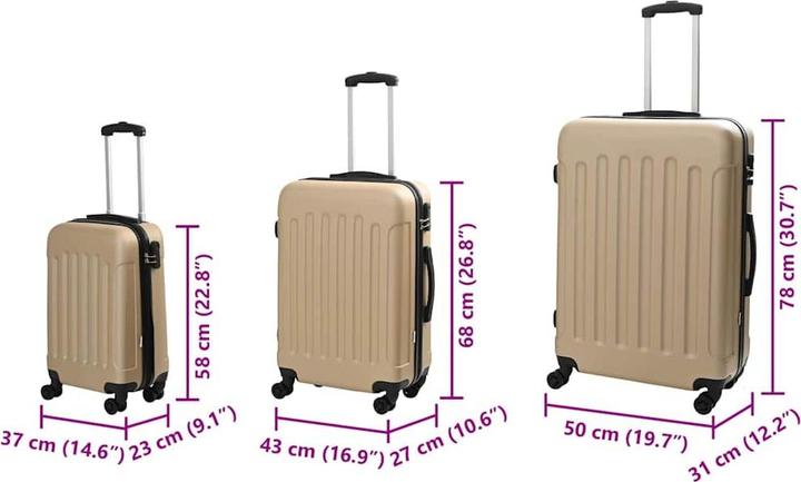 Actual product image VidaXL Hard shell case