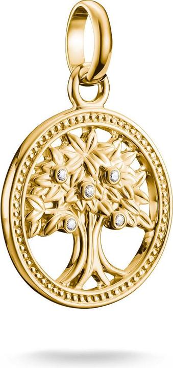 Actual product image Thomas Sabo Charm-Anhänger Tree of Love mit Steinen Connect vergoldet - (Sterling Silver)