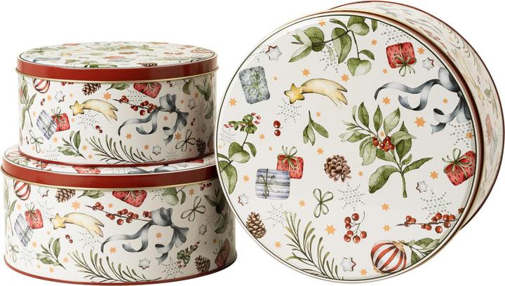 Hutschenreuther Sammelserie 2025 - Alle Jahre wieder - Set 3 biscuit tins