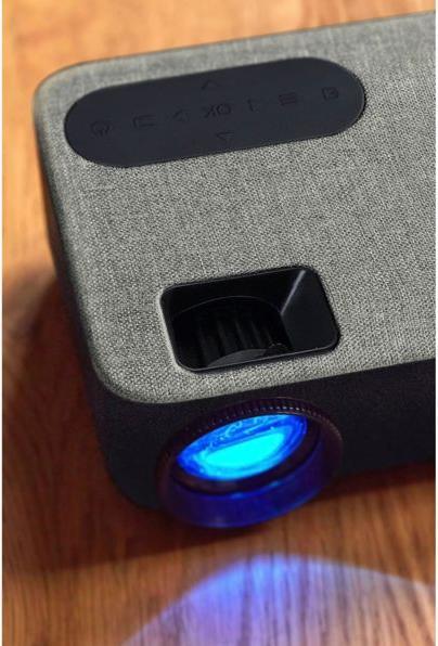 Actual product image Lenco LPJ-700BKGY (HD, 4000 lm)