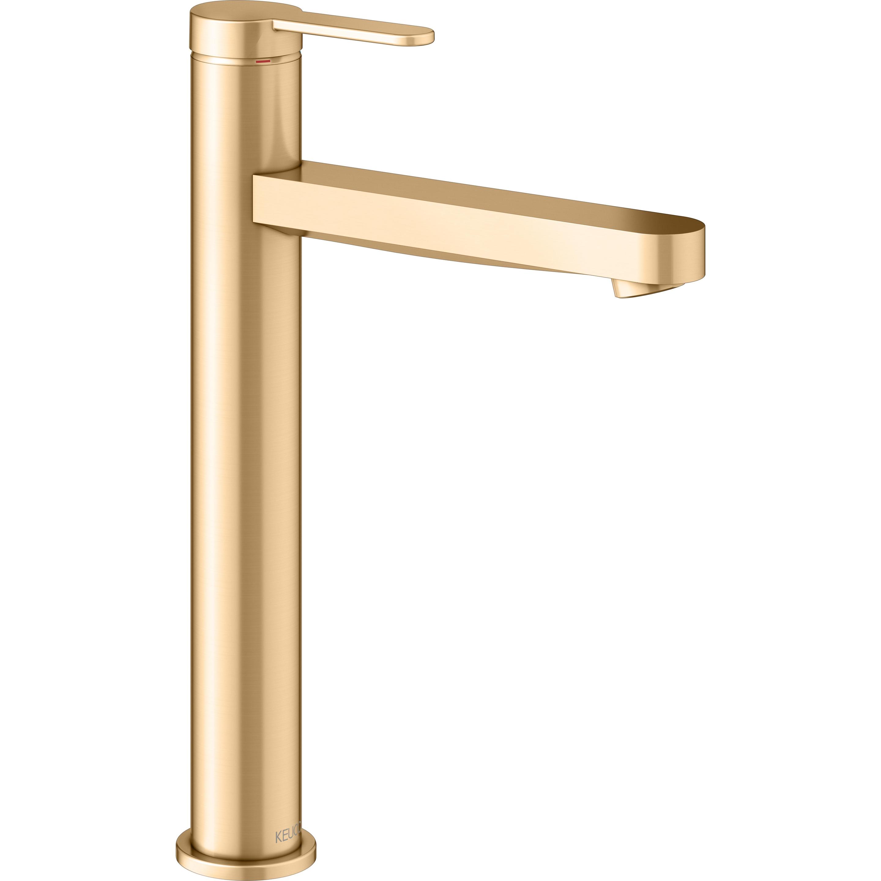 Keuco, Badarmatur, IXMO Flat Einhebel-Waschtischmischer 210, ohne Zugstangen-Ablaufgarnitur, Ausladung 159mm