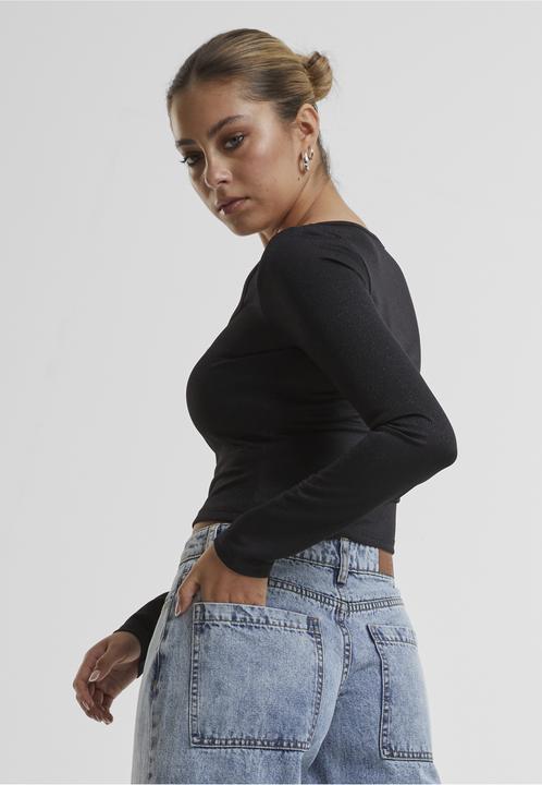 Image du produit Urban Classics Pull crop top manches longues femme (M, S)