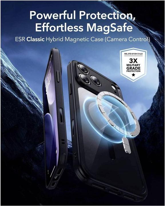 Produktbild ESR Classic Hybrid Magnetic Case (Camera Control) (Apple iPhone 17 Pro Max)