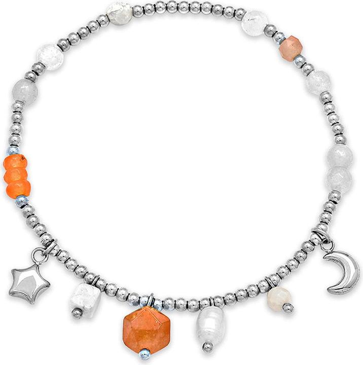 Blanc, Orange, Rose, Argent