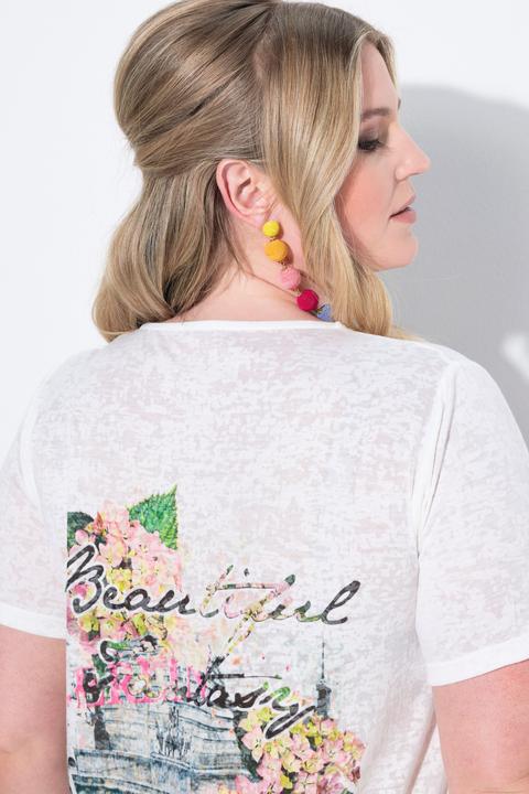 Produktbild Miamoda T-Shirt, Komfort Fit, Stadt-Motiv, Schriftzug (50)