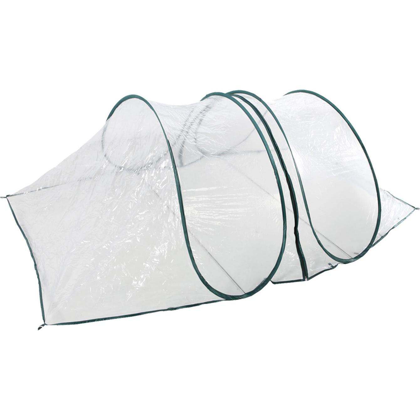 Inda-Exclusiv, Gewächshaus, XL Pop Up Frühbeet Gewächshaus Treibhaus PVC 250x110x70cm