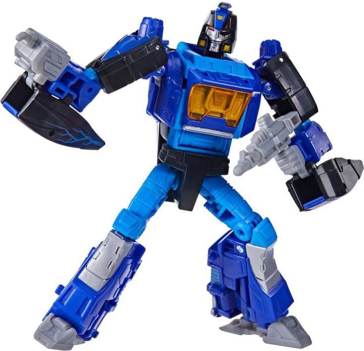 Actual product image Hasbro Transformers: Shattered Glass Deluxe Class Action Figure 2021 Blurr Exclusive