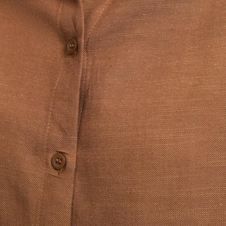 Image du produit La Redoute Collections Hemdkleid lang Ärmel Ellbogen gegürtet (M)