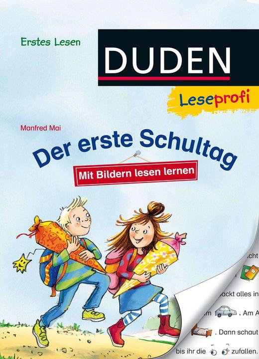 Actual product image Duden Leseprofi Mit Bildern lesen lernen: Der erste Schultag, Erstes Lesen (German, Manfred May, Sabine Legien, 2017)