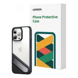 Thumbnail - Ugreen Fusion Kickstand Case iPhone 13 Hard Cover with Gel Frame and Stand black (90152) (Apple iPhone 13), Smartphone H...