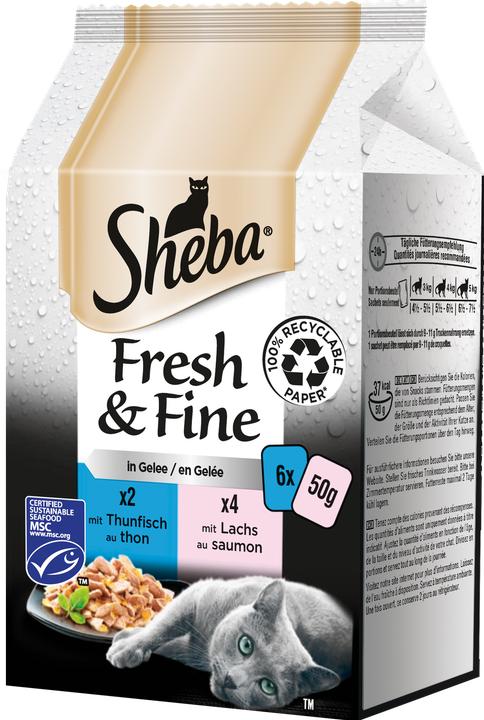 Produktbild Sheba Fresh & Fine (Adult, 6 Stk., 348 g)